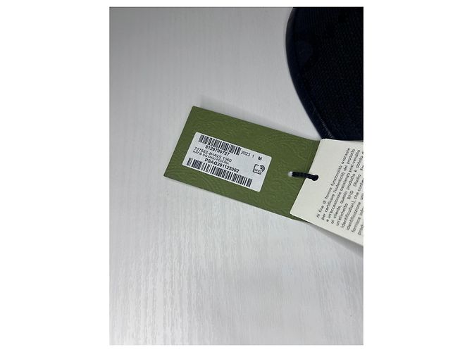 Cappello Bob Gucci Jumbo Nero in Cotone - vista 6