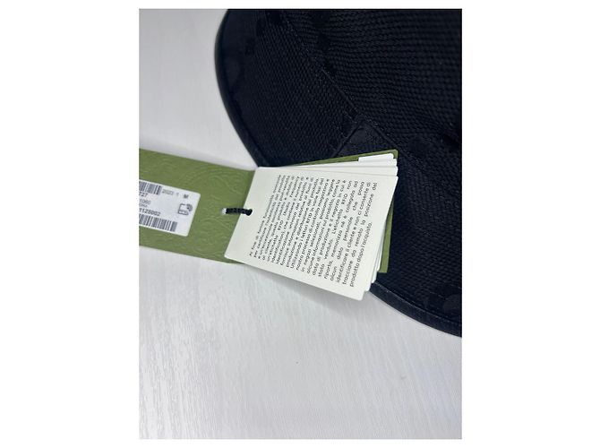 Cappello Bob Gucci Jumbo Nero in Cotone - vista 7