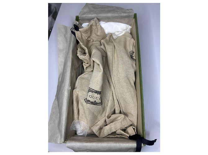 Gucci Horsebit Pumps aus Leder grau - Ansicht 12