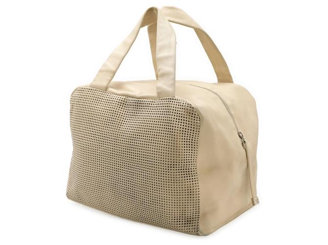 Borsa Boston Mini Coco Mark di Chanel Beige - vista 3