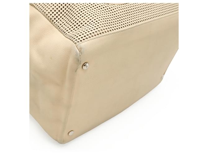 Borsa Boston Mini Coco Mark di Chanel Beige - vista 4