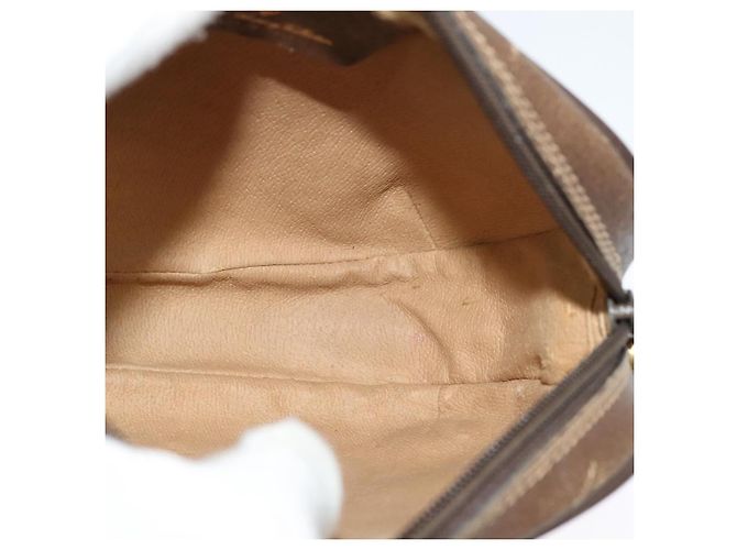 Borsa a Spalla Gucci GG Supreme Web Sherry Line PVC Beige 156 02 066 Auth bs27644 D'oro - vista 17