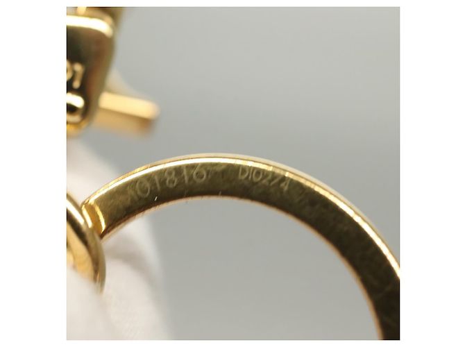 LOUIS VUITTON Charm Nautical Knots Pelle Blu Bianco oro M01816 LV Auth 131098 D'oro - vista 8