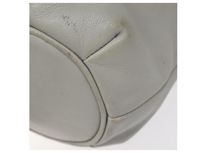 Céline Borsa a Spalla CELINE in Pelle Azzurro Chiaro Oro Auth 127900 D'oro Blu chiaro - vista 10