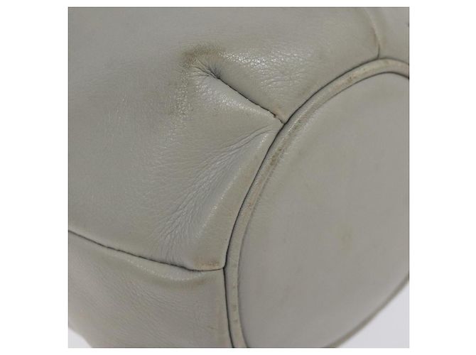 Céline Borsa a Spalla CELINE in Pelle Azzurro Chiaro Oro Auth 127900 D'oro Blu chiaro - vista 11
