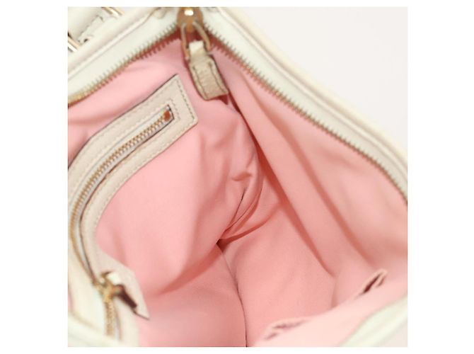 Borsa a Spalla Gucci GG Canvas Sherry Line Rosa Oro Auth 128997 D'oro - vista 19