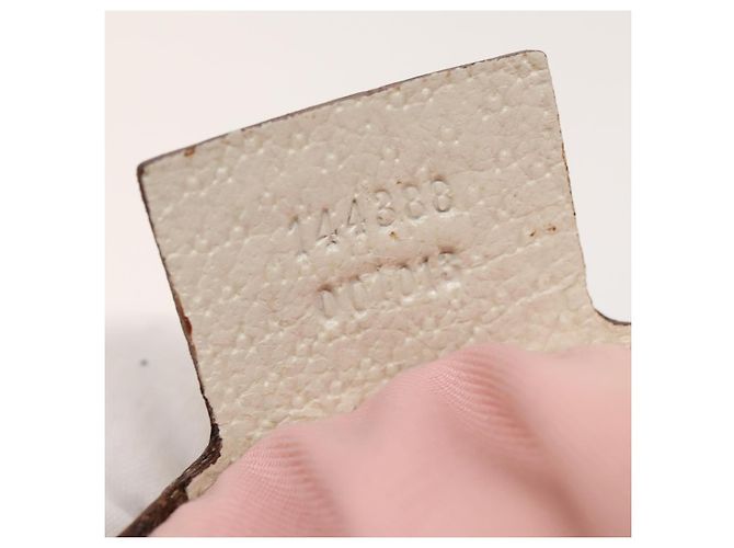 Borsa a Spalla Gucci GG Canvas Sherry Line Rosa Oro Auth 128997 D'oro - vista 21