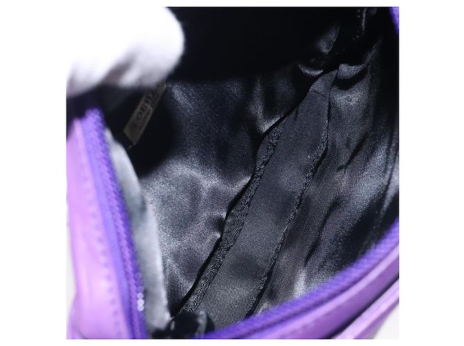 LOEWE Borsa a Spalla Anagram Pelle Viola Oro Auth bs27640 D'oro Porpora - vista 12