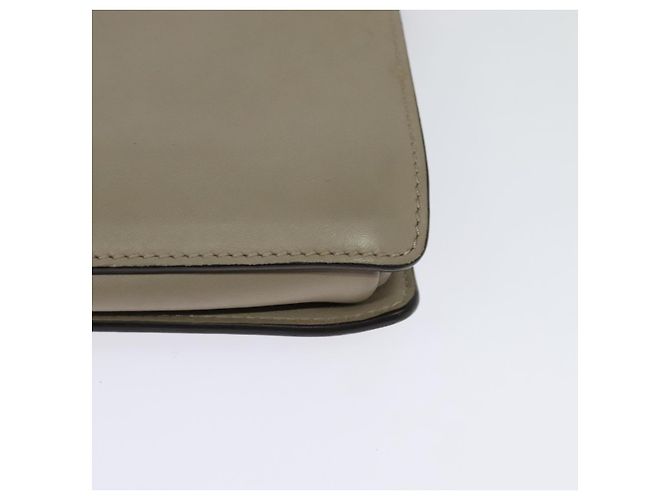 Chloé Borsa a Spalla Chloe Fay in Pelle Scamosciata Oro Beige Auth gh270 D'oro - vista 13