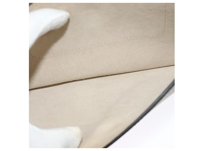 Chloé Borsa a Spalla Chloe Fay in Pelle Scamosciata Oro Beige Auth gh270 D'oro - vista 20