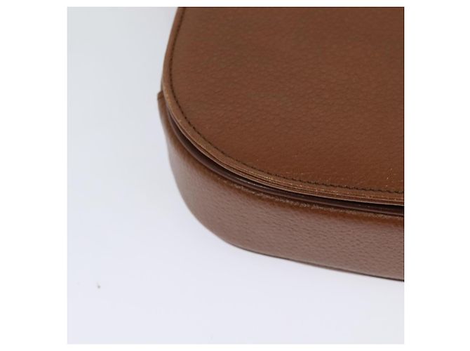 Autre Marque Borsa a Spalla Burberrys in Pelle Marrone Oro Auth ep9710 D'oro - vista 15