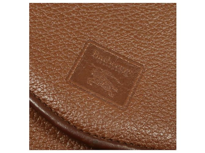 Autre Marque Borsa a Spalla Burberrys in Pelle Marrone Oro Auth ep9710 D'oro - vista 17