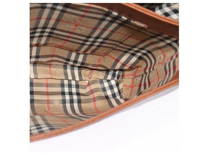 Autre Marque Borsa a Spalla Burberrys in Pelle Marrone Oro Auth ep9710 D'oro - vista 18