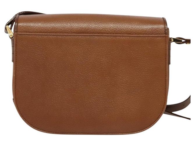 Autre Marque Borsa a Spalla Burberrys in Pelle Marrone Oro Auth ep9710 D'oro - vista 2