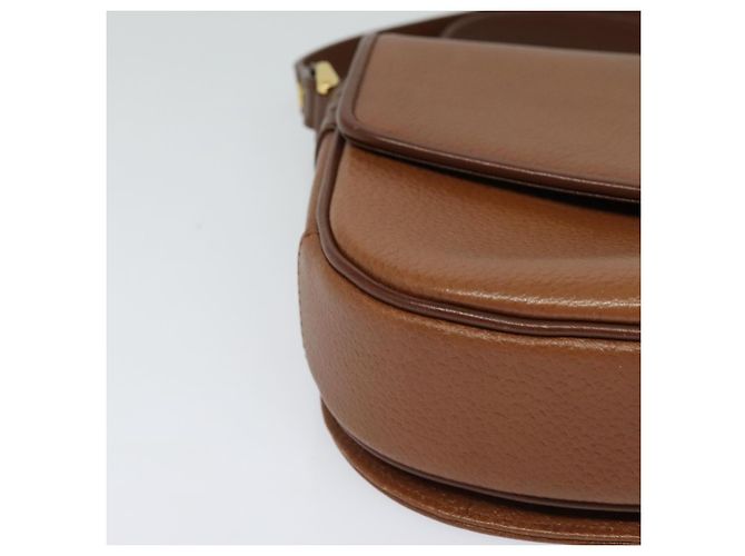 Autre Marque Borsa a Spalla Burberrys in Pelle Marrone Oro Auth ep9710 D'oro - vista 9