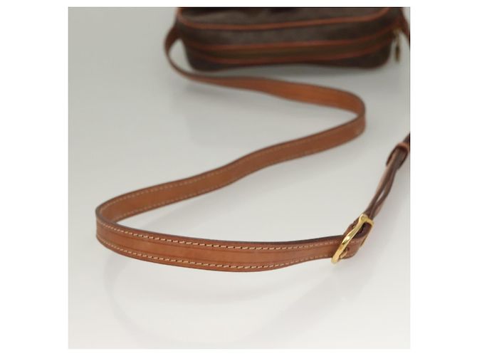 Céline Borsa a Spalla in Tela Macadam CELINE in Pelle PVC Marrone Oro Auth ep9704 D'oro - vista 7