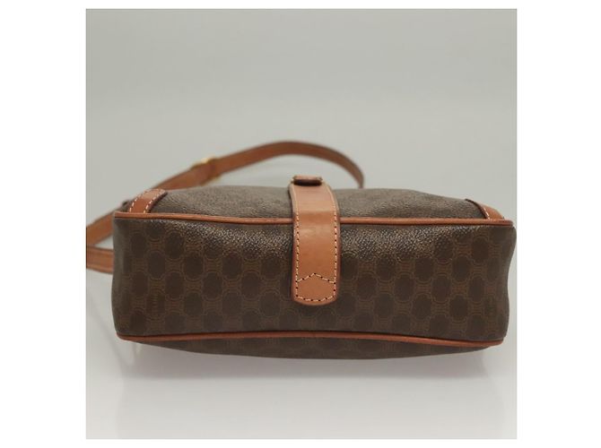 Céline Borsa a Spalla in Tela Macadam CELINE in Pelle PVC Marrone Oro Auth ep9704 D'oro - vista 9