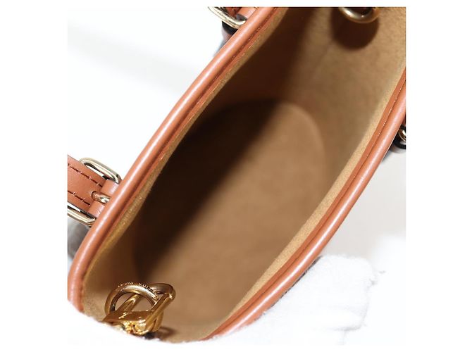 LOUIS VUITTON Borsa a Spalla Nano Bucket Garden Beige M81724 Auth LV 130468SM - vista 10