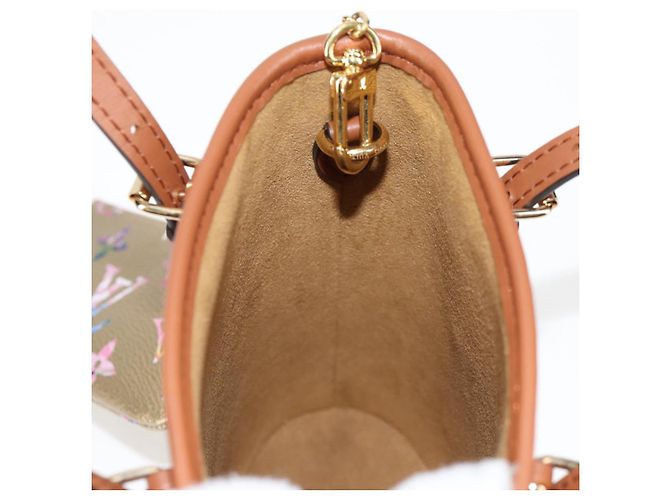 LOUIS VUITTON Borsa a Spalla Nano Bucket Garden Beige M81724 Auth LV 130468SM - vista 11
