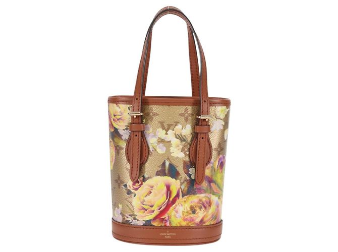 LOUIS VUITTON Borsa a Spalla Nano Bucket Garden Beige M81724 Auth LV 130468SM - vista 13