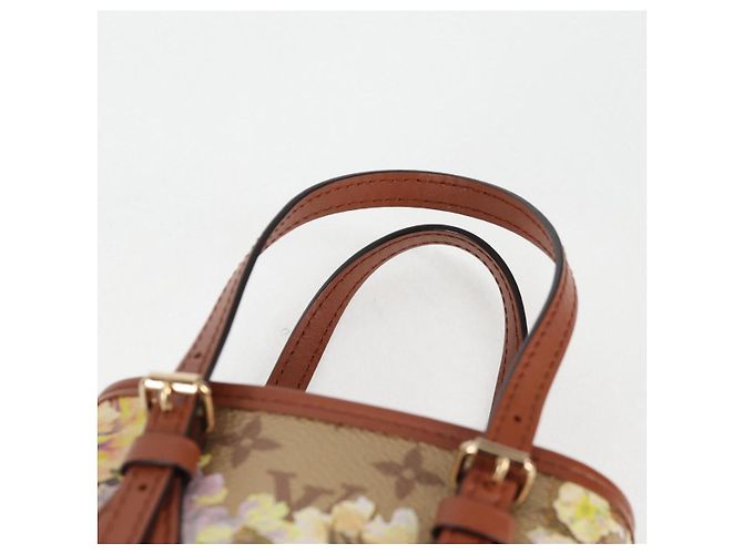 LOUIS VUITTON Borsa a Spalla Nano Bucket Garden Beige M81724 Auth LV 130468SM - vista 8