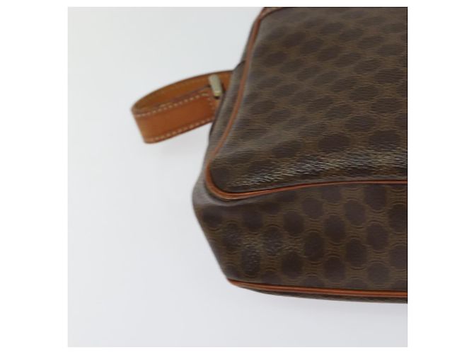 Céline Borsa a spalla in tela Macadam CELINE in pelle PVC marrone oro Auth 131702 D'oro - vista 10