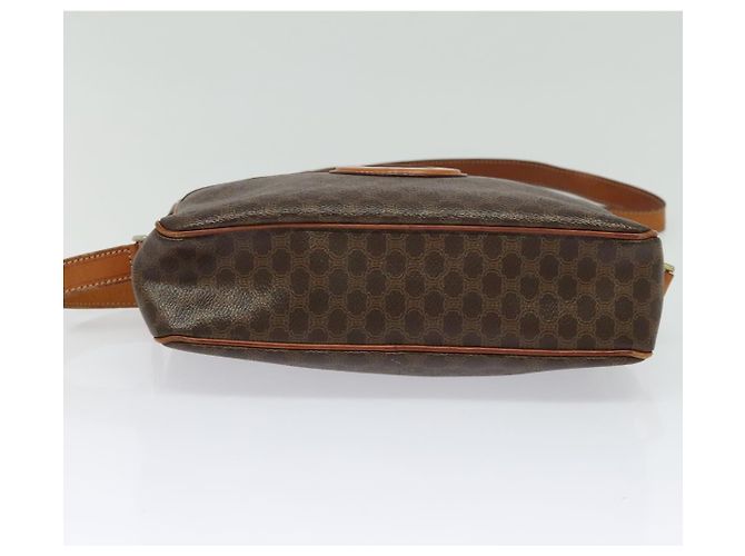 Céline Borsa a spalla in tela Macadam CELINE in pelle PVC marrone oro Auth 131702 D'oro - vista 9