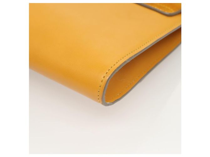 Chloé Bolso Clutch Chloe de ante amarillo dorado Auth yk18621 - vista 11