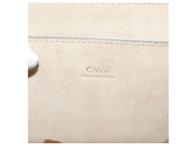 Chloé Bolso Clutch Chloe de ante amarillo dorado Auth yk18621 - vista 15