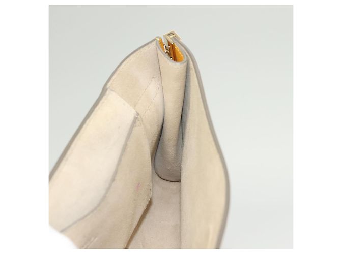 Chloé Bolso Clutch Chloe de ante amarillo dorado Auth yk18621 - vista 18