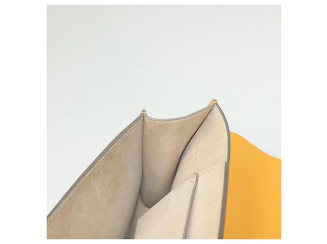 Chloé Bolso Clutch Chloe de ante amarillo dorado Auth yk18621 - vista 19