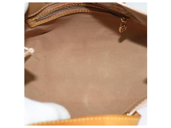 LOUIS VUITTON Monogram Vernis Reade PM Bolsa de Mão Noisette M91334 LV Auth ep9780 Avelã - vista 10
