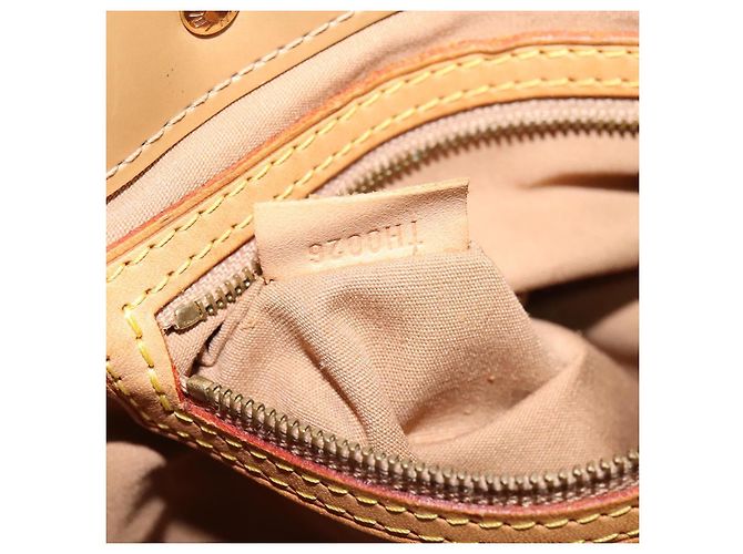 LOUIS VUITTON Monogram Vernis Reade PM Bolsa de Mão Noisette M91334 LV Auth ep9780 Avelã - vista 12