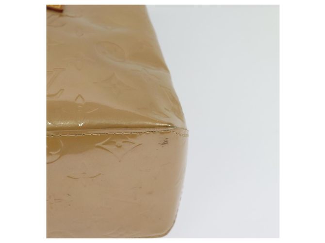 LOUIS VUITTON Monogram Vernis Reade PM Bolsa de Mão Noisette M91334 LV Auth ep9780 Avelã - vista 16