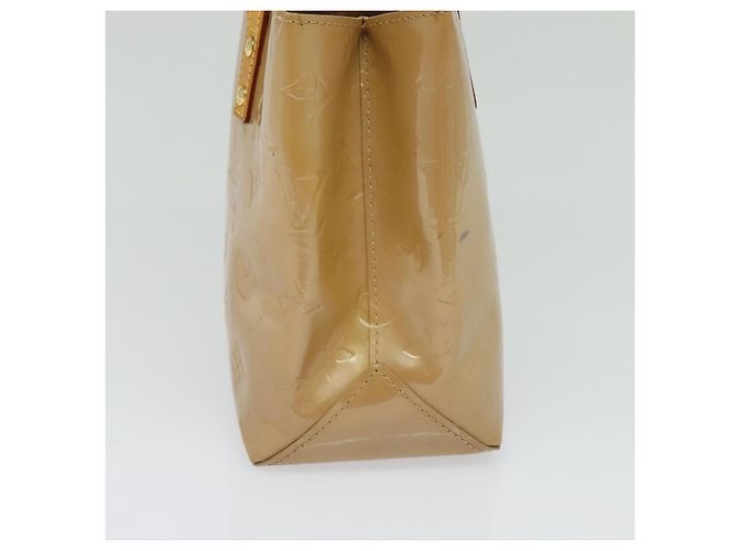 LOUIS VUITTON Monogram Vernis Reade PM Bolsa de Mão Noisette M91334 LV Auth ep9780 Avelã - vista 3