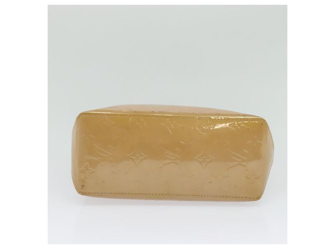 LOUIS VUITTON Monogram Vernis Reade PM Bolsa de Mão Noisette M91334 LV Auth ep9780 Avelã - vista 5