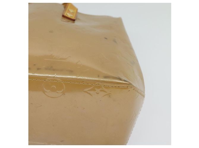 LOUIS VUITTON Monogram Vernis Reade PM Bolsa de Mão Noisette M91334 LV Auth ep9780 Avelã - vista 9