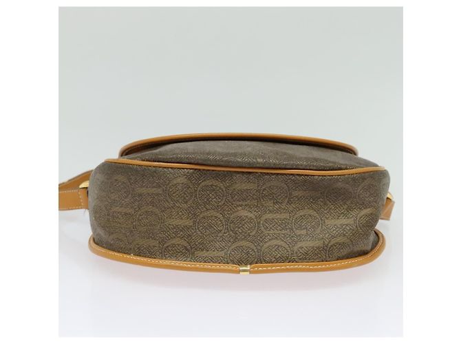 Borsa a Spalla GUCCI PVC Marrone Oro 001 084 1304 Auth ep9857 D'oro - vista 9