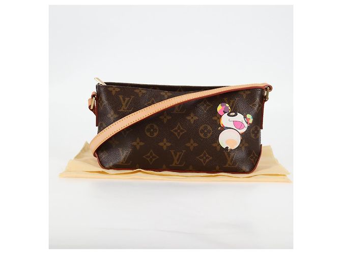 LOUIS VUITTON Borsa a Spalla Trotteur Monogram Panda M51241 LV Auth 131094SV Monogramma - vista 12