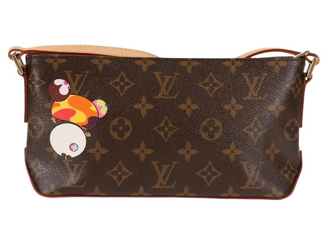 LOUIS VUITTON Borsa a Spalla Trotteur Monogram Panda M51241 LV Auth 131094SV Monogramma - vista 2