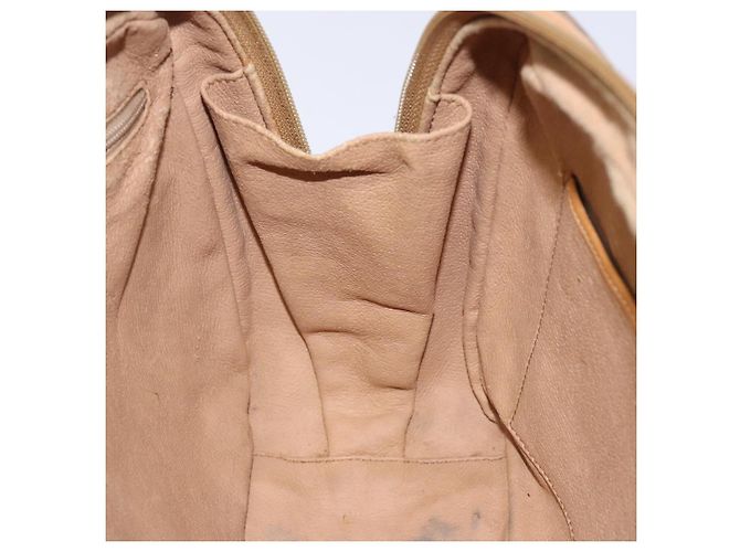 Gucci Borsa a mano Micro GG Supreme in PVC beige e oro 000 104 0030 Auth gh453 D'oro - vista 18