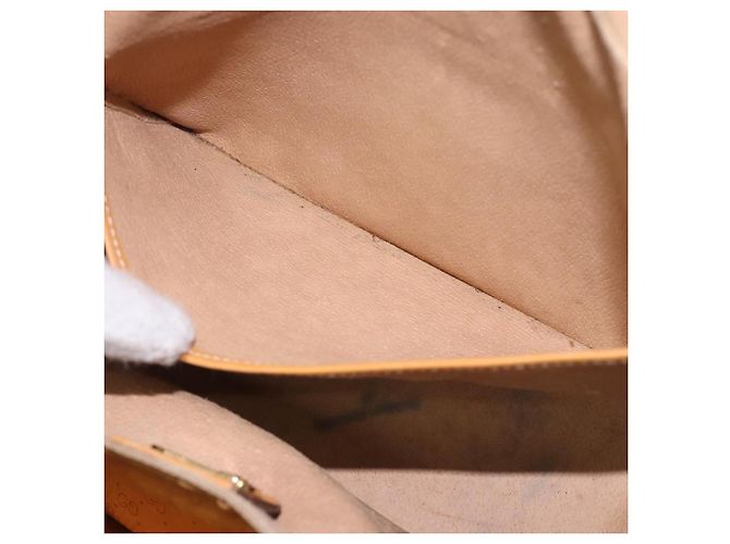 Gucci Borsa a mano Micro GG Supreme in PVC beige e oro 000 104 0030 Auth gh453 D'oro - vista 21