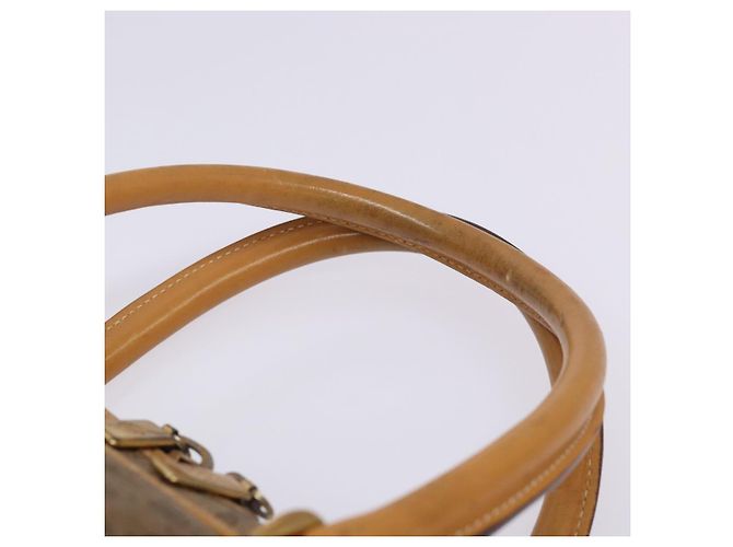Gucci Borsa a mano Micro GG Supreme in PVC beige e oro 000 104 0030 Auth gh453 D'oro - vista 8