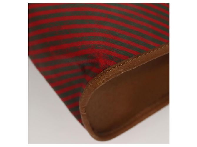 Borsa Clutch GUCCI PVC Oro Rosso 89 01 040 Auth bs27689 D'oro - vista 11