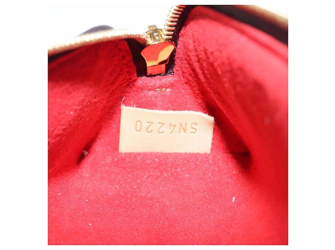 LOUIS VUITTON Astuccio per Penna Vivienne Monogram Elizabeth GI0540 LV Auth 131835 Rosso Monogramma - vista 12