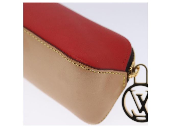 LOUIS VUITTON Astuccio per Penna Vivienne Monogram Elizabeth GI0540 LV Auth 131835 Rosso Monogramma - vista 15