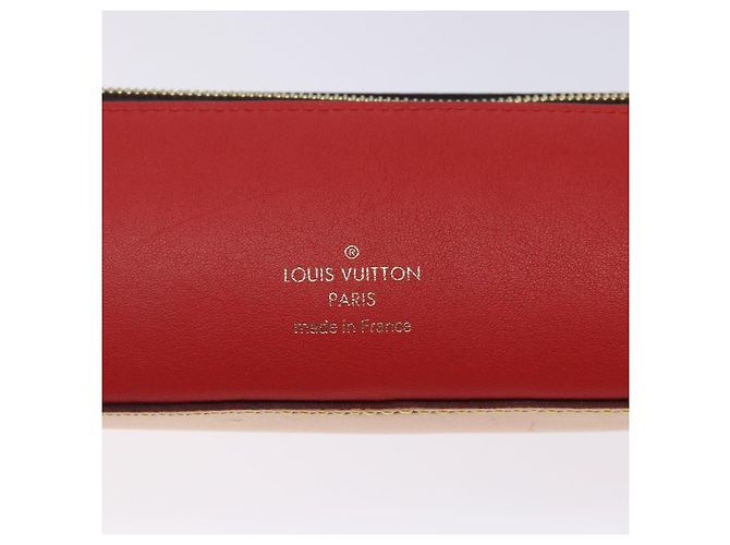 LOUIS VUITTON Astuccio per Penna Vivienne Monogram Elizabeth GI0540 LV Auth 131835 Rosso Monogramma - vista 9