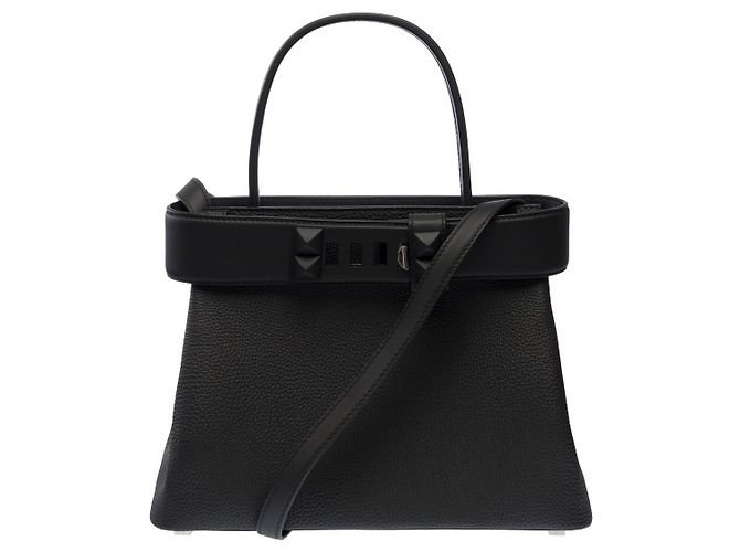 Médor Hermès Bolsa HERMES Medor em Couro Preto - 102782 - vista 3