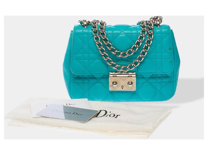 Borsa DIOR Miss Dior in Pelle Blu - 102738 - vista 2