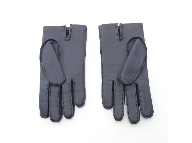Hermès Hermès Pferde Carrousel Handschuhe Marineblau - Ansicht 2